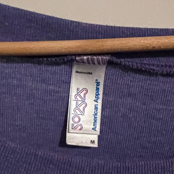 american apparel purple crewneck sweater - Picture 2 of 3